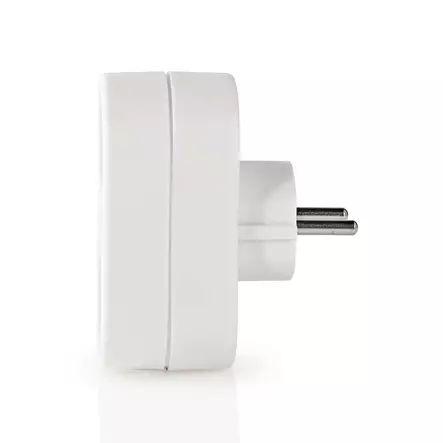 Virtapistoke Jakaja | Tyyppi F (CEE 7/7) | 250 V AC 50 Hz | Maadoitettu virtaliitin / Tyyppi F (CEE 7/7) | 250 V AC 50/60 Hz | 16.0 A | 3500 W | Valkoinen - Sisäjatkojohdot - 5412810292028 - 15