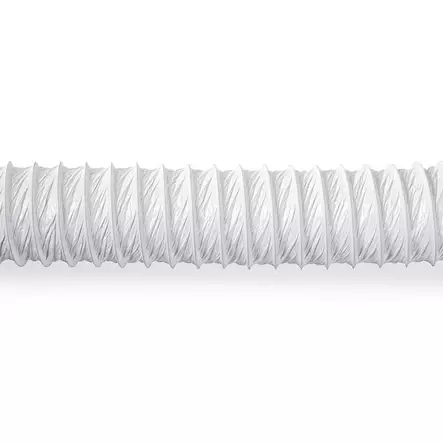 Ilmanpoistoputki PVC | 100 mm | 1.50 m | Sopii laitteeseen: Ilmanvaihto / Kuivausrummut | Valkoinen - Nedis tuotteet - 5412810481958 - 30