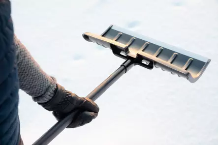 Lumentyönnin auraava SINI 167cm - Lumikolat ja lapiot - 6423800030178 - 2