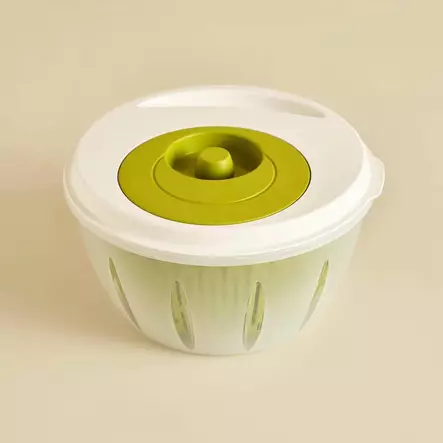 Vihreä Muovinen Siivilä - Keittiön Välttämättömyys, 25,6 x 25,6 x 14,2 cm, Tyylikäs ja Kestävä, Helppo Puhdistaa - Keittiötyövälineet - 8684283519828 - 2