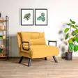 1-istuttava vuodesohva, sinappi, 175 x 60 cm, kestävä, monikäyttöinen, mukava - - 19-19-8683342998758 - 2