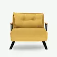 1-istuttava vuodesohva, sinappi, 175 x 60 cm, kestävä, monikäyttöinen, mukava - - 19-19-8683342998758 - 3
