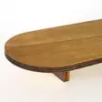 100% Massiivipuinen Tarjotin, Pähkinä, 40x14x5 cm, Tyylikäs ja Kestävä Sisustuselementti, Yksi Paketti - Tarjoiluastiat - 8684282095828 - 3