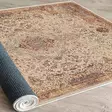 100% Puuvillamatto 100x150 cm - Antibakteerinen, Konepestävä, Beige/Punainen/Kameli, Liukumaton PVC-pohja - Suuret ja keskikokoiset matot - 8683742635338 - 6
