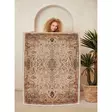 100% Puuvillamatto 100x150 cm - Antibakteerinen, Konepestävä, Beige/Punainen/Kameli, Liukumaton PVC-pohja - Suuret ja keskikokoiset matot - 8683742635338 - 4