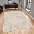 100% Puuvillamatto 160x230 cm - Kermansävyinen, Antibakteerinen, Konepestävä, Liukumaton PVC-pohja, Mukava ja Kestävä - Suuret ja keskikokoiset matot - 8683742630678 - 3