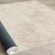 100% Puuvillamatto 160x230 cm - Kermansävyinen, Antibakteerinen, Konepestävä, Liukumaton PVC-pohja, Mukava ja Kestävä - Suuret ja keskikokoiset matot - 8683742630678 - 6