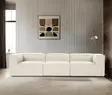3-istuttava sohva, ecru, 297 cm leveä, kestävä, mukava - Sohvat - 8684282430698 - 2