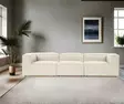 3-istuttava sohva, ecru, 297 cm leveä, kestävä, mukava - Sohvat - 8684282430698 - 4