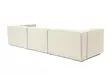 3-istuttava sohva, ecru, 297 cm leveä, kestävä, mukava - Sohvat - 8684282430698 - 8