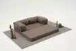 3-istuttava sohva, harmaa, 190 cm leveä, mukava, ympäristöystävällinen - Sohvat - 8684283436248 - 6