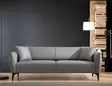 3-istuttava sohva, harmaa, 220 cm leveä, mukava, kestävä - Sohvat - 8683342950558 - 2