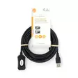Aktiivinen USB-kaapeli | USB 2.0 | USB-A Uros | USB-A Naaras | 480 Mbps | 5.00 m | Pyöreä | Niklattu | PVC | Kupari | Label - Tietokone ja verkko - 5412810421848 - 66