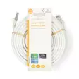 Cat 8.1 verkkokaapeli | S/FTP | RJ45 uros | RJ45 uros | 15.0 m | Pyöreä | LSZH | Valkoinen | Label - Tietokone ja verkko - 5412810424498 - 66