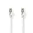 Cat 8.1 verkkokaapeli | S/FTP | RJ45 uros | RJ45 uros | 5.00 m | Pyöreä | LSZH | Valkoinen | Label - Tietokone ja verkko - 5412810424528 - 1