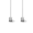 Cat 8.1 verkkokaapeli | S/FTP | RJ45 uros | RJ45 uros | 5.00 m | Pyöreä | LSZH | Valkoinen | Label - Tietokone ja verkko - 5412810424528 - 10