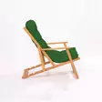 Vihreä Luonnollinen Puutarhatuoli - 100% Pyökkipuuta, Vesipohjainen Puunsuoja, Ergonominen, 50x81x50 cm, Suljettu 150 cm - Puutarhatuolit ja sohvat - 8683742129318 - 2