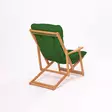 Vihreä Luonnollinen Puutarhatuoli - 100% Pyökkipuuta, Vesipohjainen Puunsuoja, Ergonominen, 50x81x50 cm, Suljettu 150 cm - Puutarhatuolit ja sohvat - 8683742129318 - 6