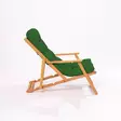 Vihreä Luonnollinen Puutarhatuoli - 100% Pyökkipuuta, Vesipohjainen Puunsuoja, Ergonominen, 50x81x50 cm, Suljettu 150 cm - Puutarhatuolit ja sohvat - 8683742129318 - 3