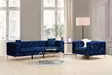 3-istuttava sohva, laivastonsininen, 237 cm leveä, kestävä, mukava - Sohvat - 8683342529068 - 5