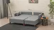Kulmasohvasänky, harmaa, 205 cm leveä, monikäyttöinen, mukava - Sohvat - 8681875520248 - 4