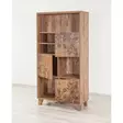 Kirjahylly Atlantic Pine - 100% Melamiinipinnoitettu Lastulevy, 18 mm, Puujalat, UV-pinnoite, 80x155x36 cm - Kirjahyllyt - 8681875322958 - 2