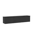 TV-taso, antrasiitti, 160cm x 35cm x 32cm, kestävä, tilava, monikäyttöinen - TV-tasot - 8683743528028 - 6