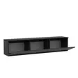 TV-taso, antrasiitti, 160cm x 35cm x 32cm, kestävä, tilava, monikäyttöinen - TV-tasot - 8683743528028 - 8