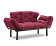 2-istuttava vuodesohva, kastanjanruskea, 155 cm leveä, 80 cm korkea, 70 cm syvä, kestävä, mukava, monikäyttöinen - - 19-19-8681875569438 - 5