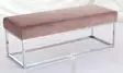 Chic Home Penkki 114x44x42cm, samettiverhoilu, roosa - Tuolit ja jakkarat - TN-222708 - 1