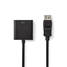 DisplayPort-sovitin | DisplayPort uros | DVI-I 24+5-Pin Naaras | 1080p@60Hz | Niklattu | Suora | 0.20 m | Pyöreä | PVC | ABS-Muovi | Musta | Laatikko - Tietokone ja verkko - 5412810288618 - 2