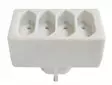 Eurohaaroitin 4-osainen - Haaroittimet ja matka-adapterit - 651-0214-18 - 1