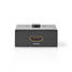 HDMI Kytkin | 3-Porttinen port(s) | 1x HDMI Input / 2x HDMI Input | 1x HDMI Output / 2x HDMI Output | 4K@60Hz | 6 Gbps | Metalli | Antrasiitti - Videokytkimet ja jakajat - 5412810320158 - 2
