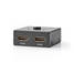 HDMI Kytkin | 3-Porttinen port(s) | 1x HDMI Input / 2x HDMI Input | 1x HDMI Output / 2x HDMI Output | 4K@60Hz | 6 Gbps | Metalli | Antrasiitti - Videokytkimet ja jakajat - 5412810320158 - 4
