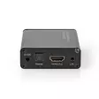 HDMI Erotin | HDMI Input | TosLink Female / 1x 3.5 mm / 1x HDMI Output | Maksimi kuvantarkkuus: 4K@60Hz | 18 Gbps | Metalli | Antrasiitti | Pakkaus - Videomuuntimet - 5412810319978 - 20