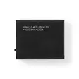 HDMI Erotin | HDMI Input | TosLink Female / 1x 3.5 mm / 1x HDMI Output | Maksimi kuvantarkkuus: 4K@60Hz | 18 Gbps | Metalli | Antrasiitti | Pakkaus - Videomuuntimet - 5412810319978 - 30
