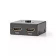 HDMI Kytkin | 3-Porttinen port(s) | 1x HDMI Input / 2x HDMI Input | 1x HDMI Output / 2x HDMI Output | 4K@60Hz | 6 Gbps | Metalli | Antrasiitti - Videokytkimet ja jakajat - 5412810320158 - 40