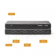 HDMI Muunnin | USB-C Female / 2x HDMI Input / 4x USB A Female | 1x HDMI Output | Yksisuuntainen | 4K@60Hz | 18 Gbps | ABS-Muovi | Antrasiitti - Videomuuntimet - 5412810404698 - 80
