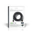 High Speed HDMI Kaapeli Ethernet | HDMI liitin | HDMI liitin | 4K@60Hz | ARC | 18 Gbps | 10.0 m | Pyöreä | PVC | Antrasiitti | Laatikko - HDMI-kaapelit - 5412810264438 - 12