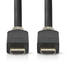 High Speed HDMI Kaapeli Ethernet | HDMI liitin | HDMI liitin | 4K@60Hz | ARC | 18 Gbps | 10.0 m | Pyöreä | PVC | Antrasiitti | Laatikko - HDMI-kaapelit - 5412810264438 - 4
