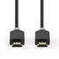 High Speed HDMI Kaapeli Ethernet | HDMI liitin | HDMI liitin | 4K@60Hz | ARC | 18 Gbps | 10.0 m | Pyöreä | PVC | Antrasiitti | Laatikko - HDMI-kaapelit - 5412810264438 - 9
