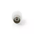IEC (Coax) Liitin | Suora | Naaras / Uros | Niklattu | 75 Ohm | Ruuvi | Kaapelin läpitulomitta: 7.0 mm | Metalli / PVC | Valkoinen | 2 kpl | Laatikko - Antenniliittimet ja adapterit - 5412810289578 - 10
