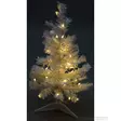 Joulukuusi 45 cm valkoinen valosarjalla somistettuna - Joulukuuset - 8711295743238 - 2