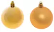 Kuusenpallo kulta 6 cm tuubissa 9 kpl - Joulukoristeet ja -tekstiilit - 6410412844378 - 1
