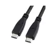 Mobia datakaapeli usb-c --> usb-c 3m musta - USB-C -kaapelit - 6430076522238 - 1