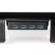 Monitoriteline | Ergonomia: Yes | Maksimi kantokapasiteetti: 18 kg | Yleismalli | USB-keskitin | Säädettävä korkeus: Ei - Monitoritelineet - 5412810304448 - 46