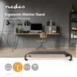 Monitoriteline | Ergonomia: Yes | Maksimi kantokapasiteetti: 18 kg | Yleismalli | USB-keskitin | Säädettävä korkeus: Ei - Monitoritelineet - 5412810304448 - 5