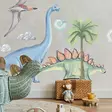 Pastelowe Dinosaurukset II -sisustustarra 11kpl 10-83cm, vihreä/sininen - Sisustustarrat ja tapetit - TN-226978 - 2
