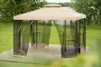 Paviljonki Barcelona ter=C3=A4s ecru 3x3 m - Paviljongit ja pergolat - 6410413147478 - 2