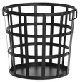 Polttopuuteline Basket metalli, Mustang - Takat ja kaminat - 6410416304038 - 1